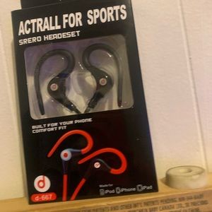 Sport Headphones Black/White
